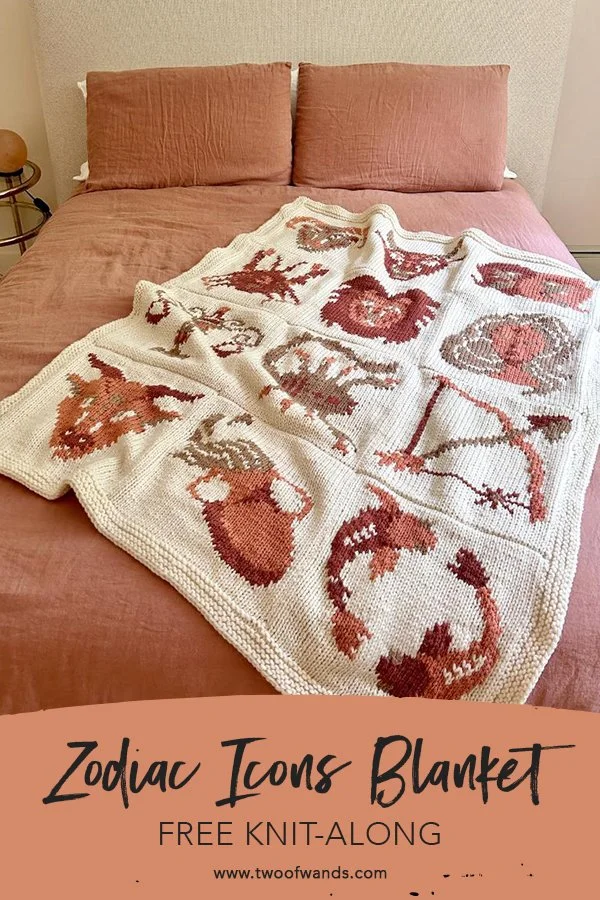 Zodiac Icons Blanket: Assembly + Border