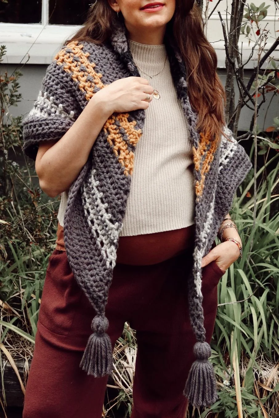 Hue + Me: On Track Triangle Wrap
