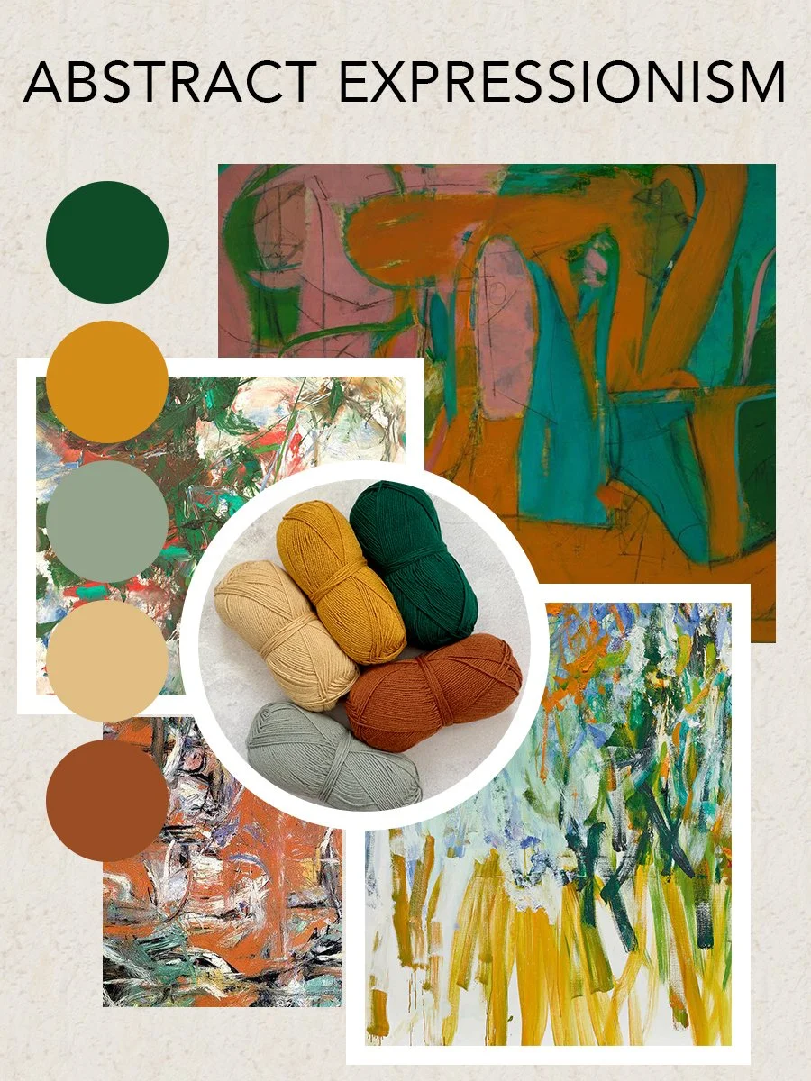Abstract Expressionism mood board