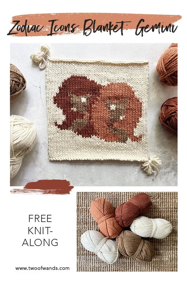 Zodiac Icons Blanket: Gemini