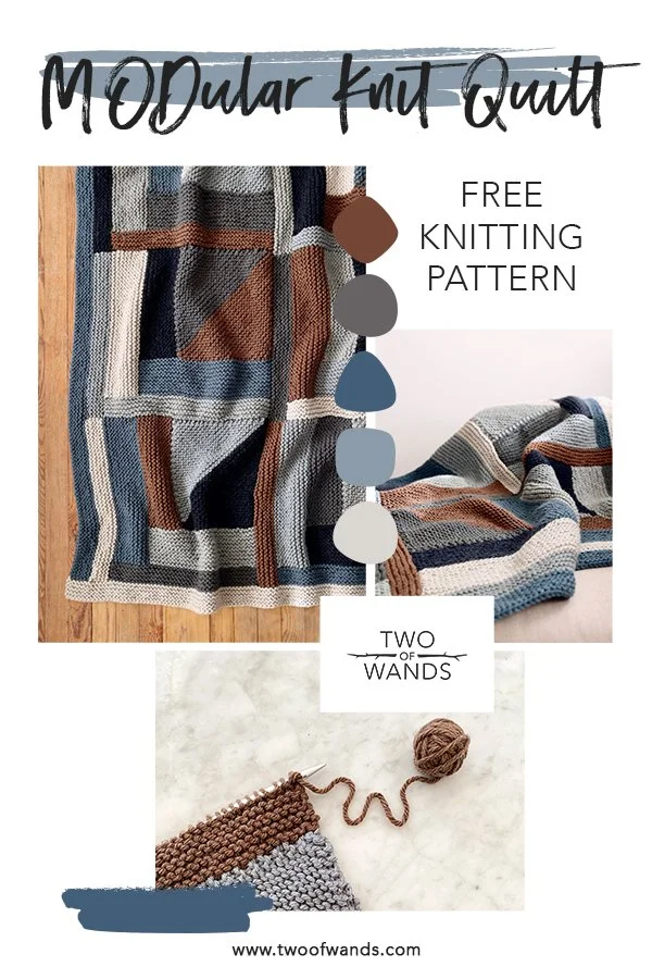 MODular Knit Quilt pattern by Two of Wands