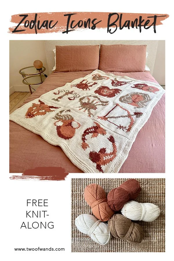 Zodiac Icons Blanket: Assembly + Border