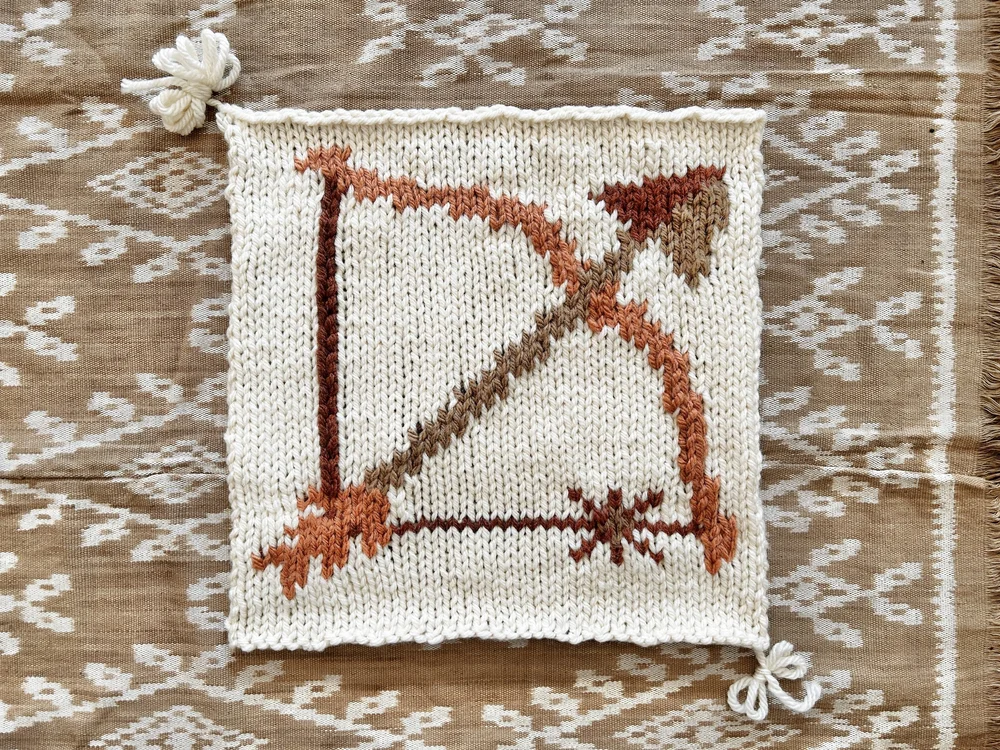 Zodiac Icons Blanket: Sagittarius