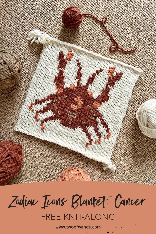 Zodiac Icons Blanket: Cancer