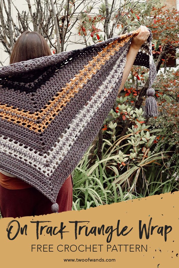 Hue + Me: On Track Triangle Wrap