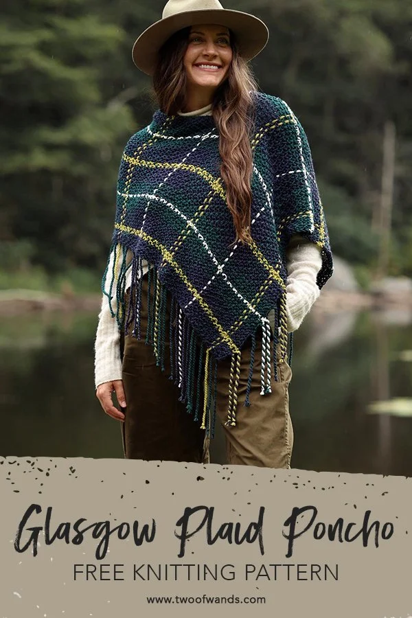Glasgow Plaid Poncho