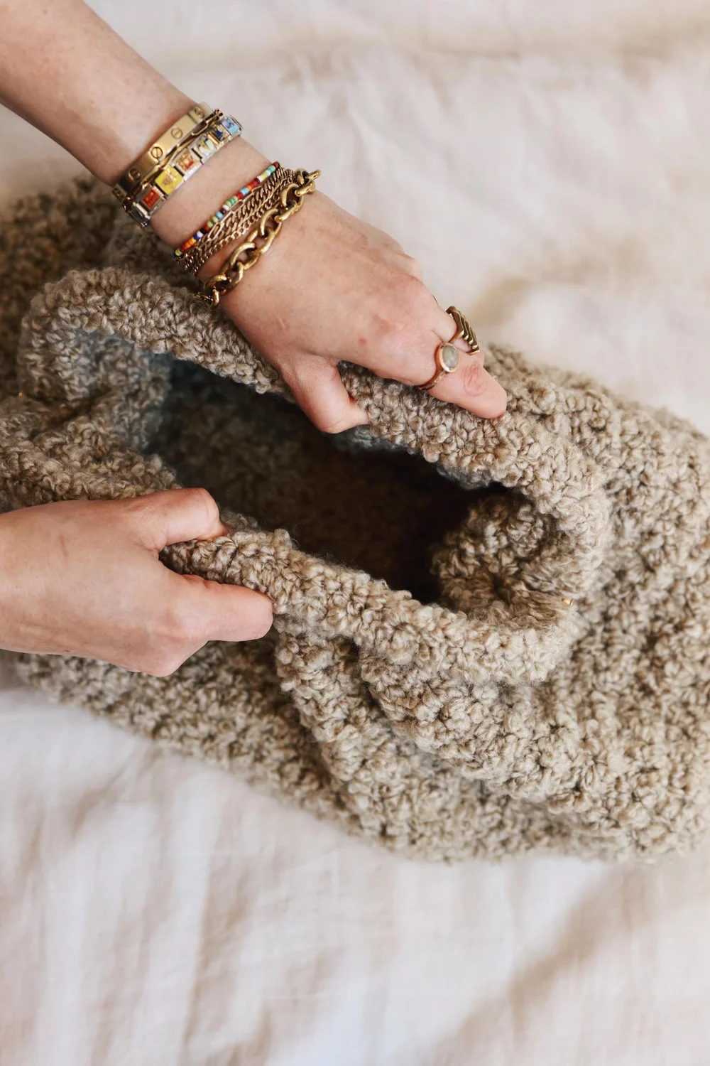 Sherpa Dumpling Clutch