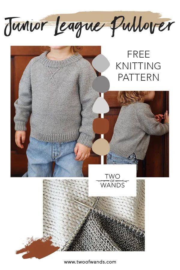 Junior League Pullover pattern by Two of Wands