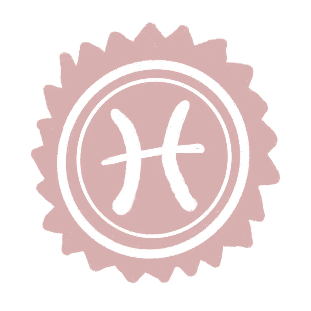 Zodiac Icons Blanket: Pisces