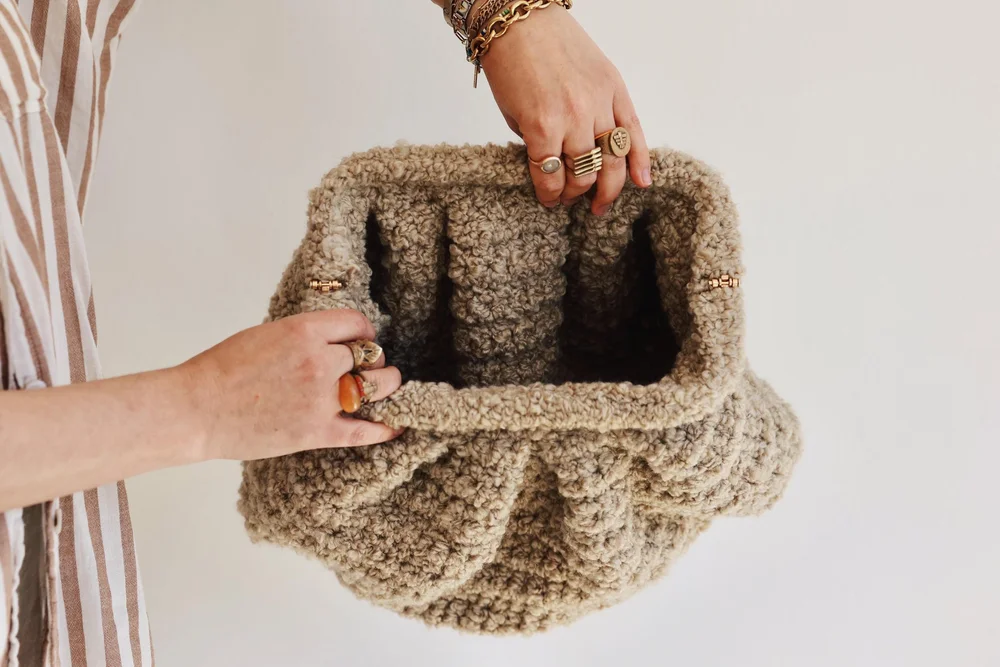 Sherpa Dumpling Clutch
