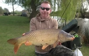 During his visit on the 31st March Richard Edmonds landed a 17lbs Common from Lake 1 (Carp).