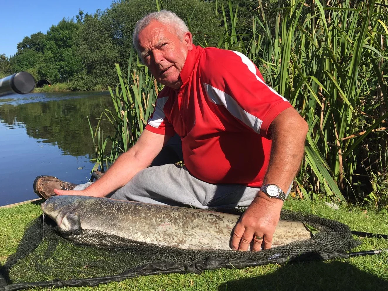 Terry with his 22lbs PB Cat