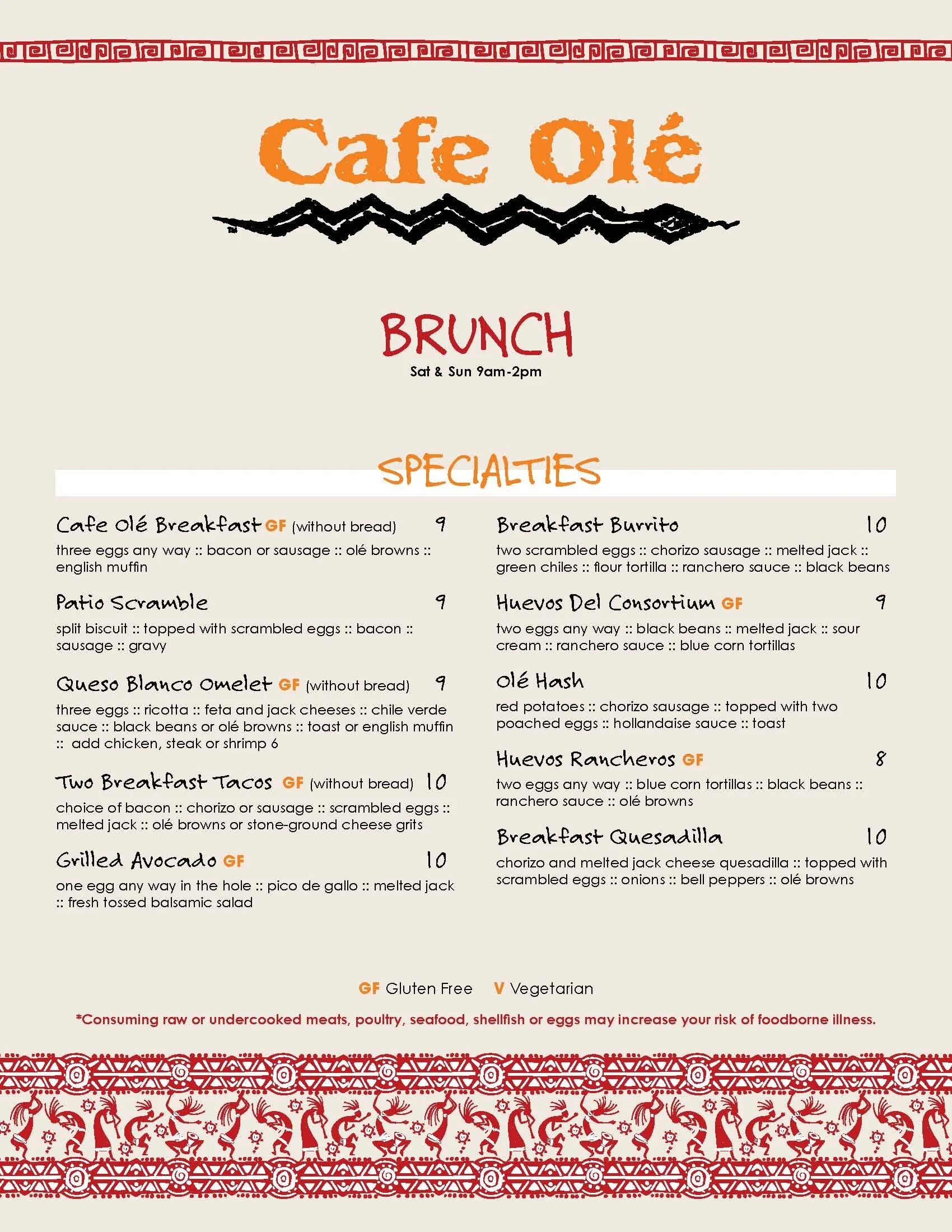 Brunch — CAFE OLE