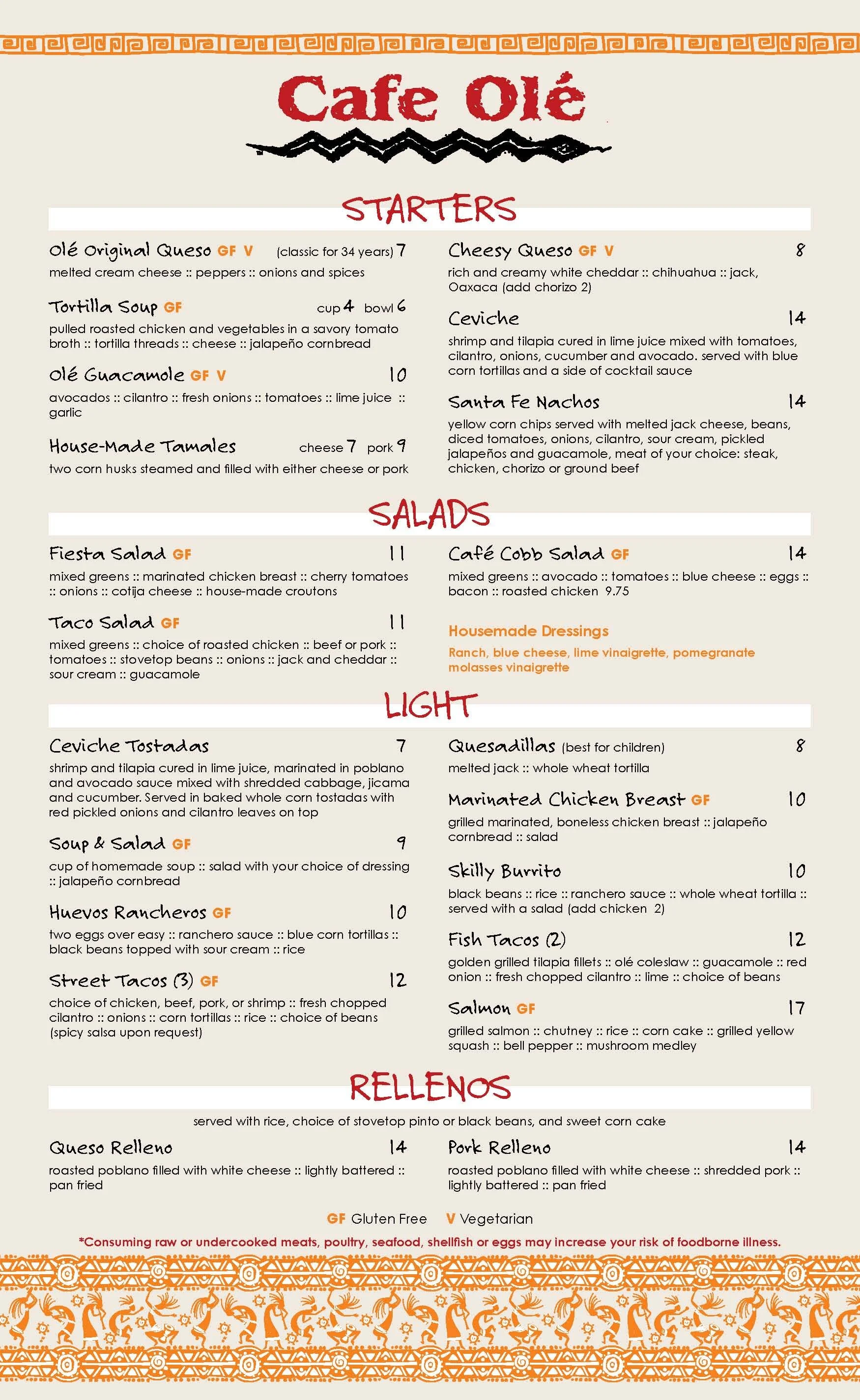 Dinner — CAFE OLE