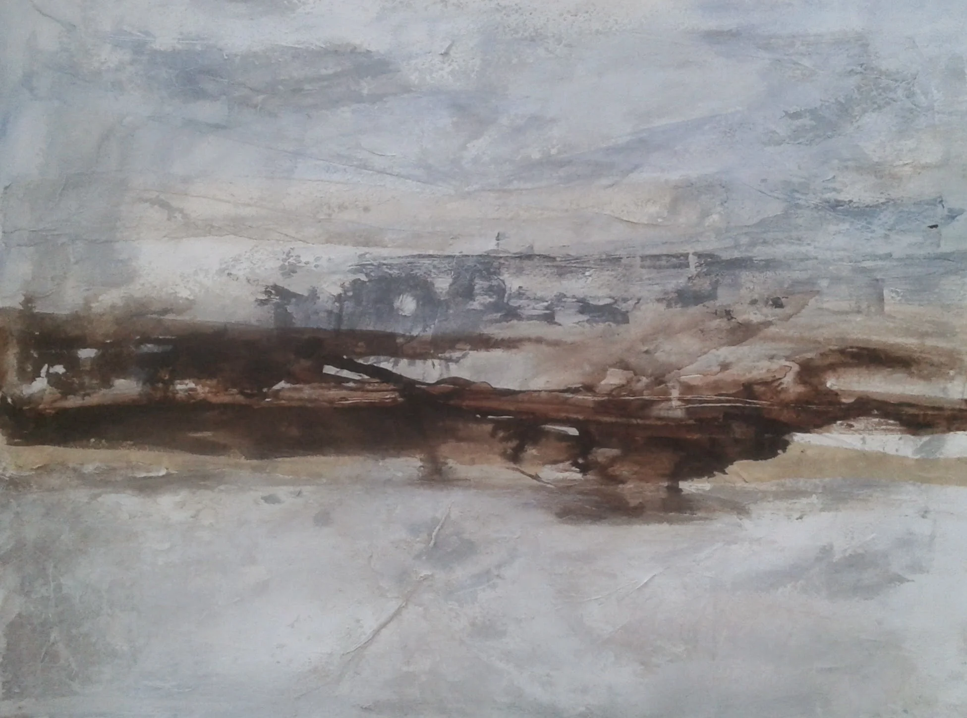 Technique mixte sur papier 50X65
