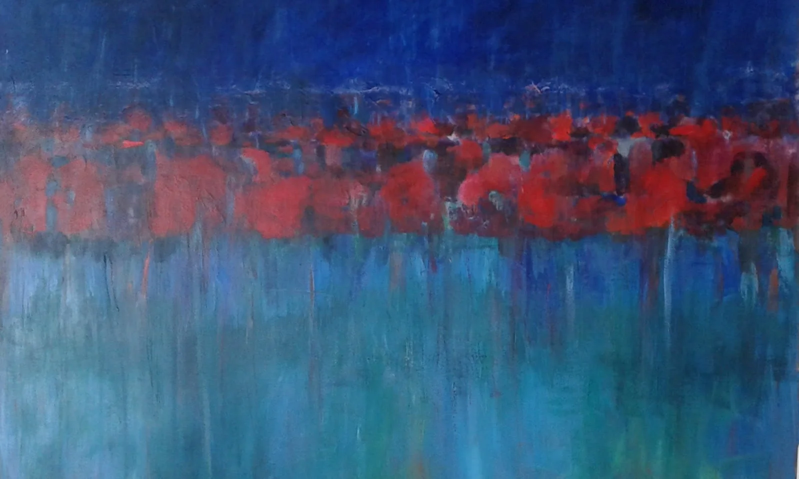Sans titre Acrylique sur papier 130X97