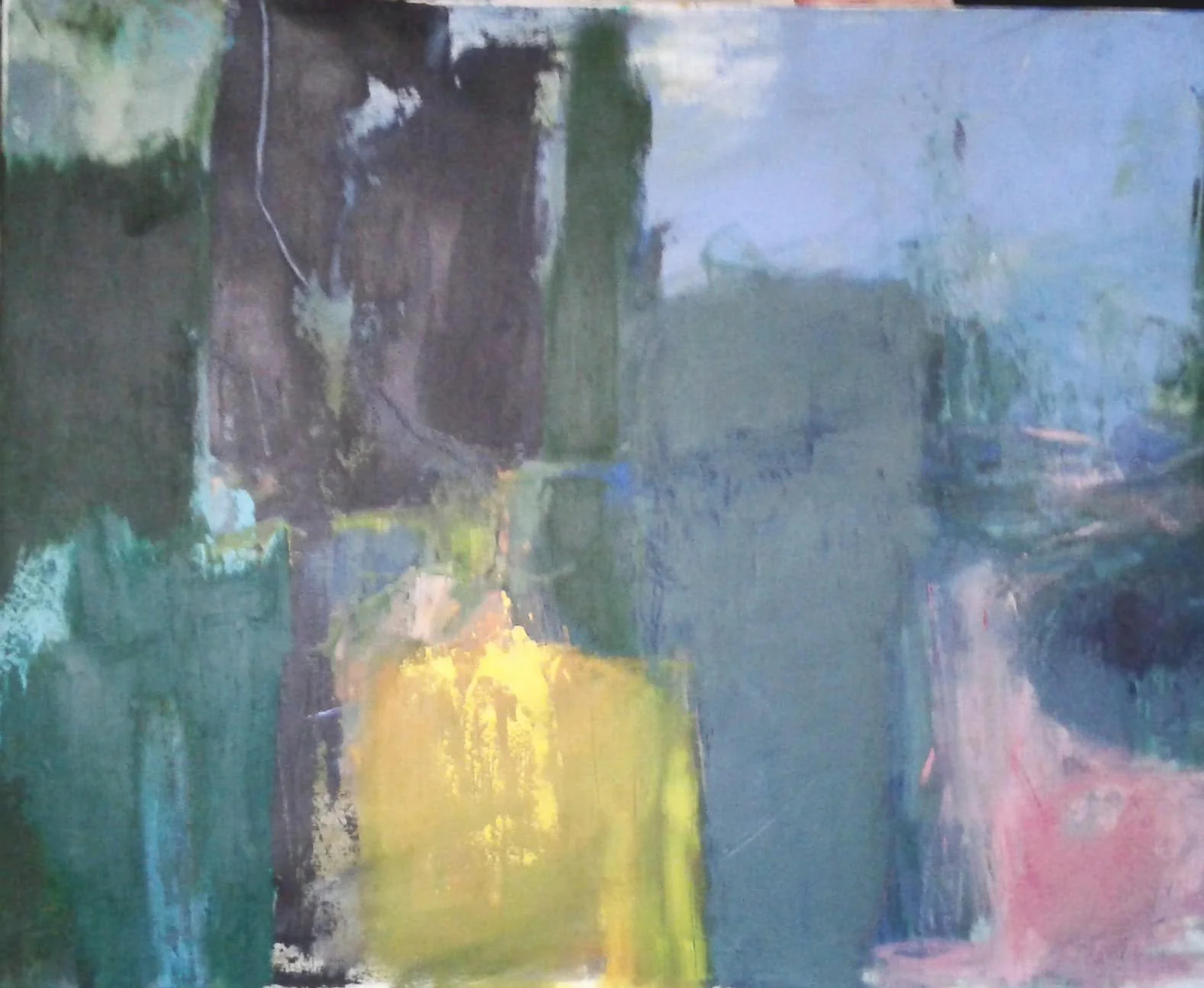 Provence Acrylique sur toile 97X113