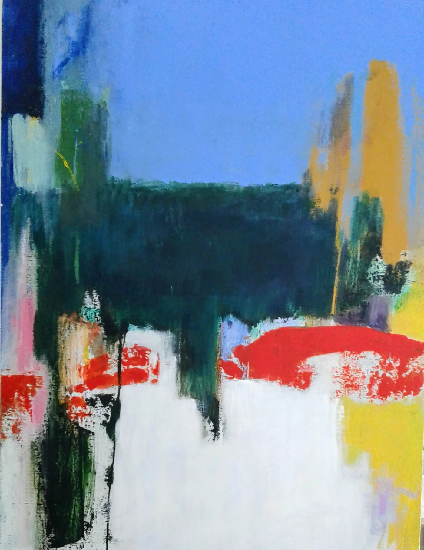 Provence 2 Acrylique sur toile 65X100