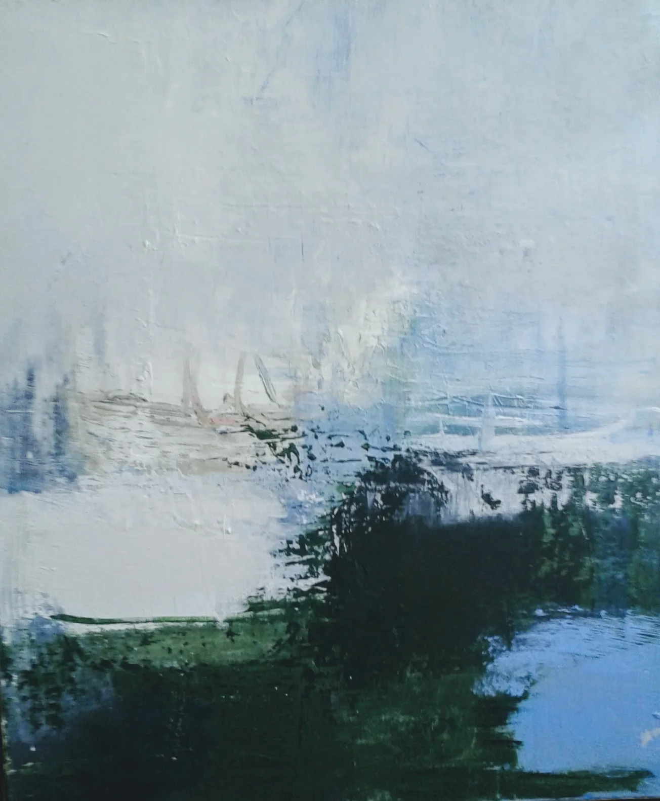 Impression marine 2018 Acrylique sur toile 46X65