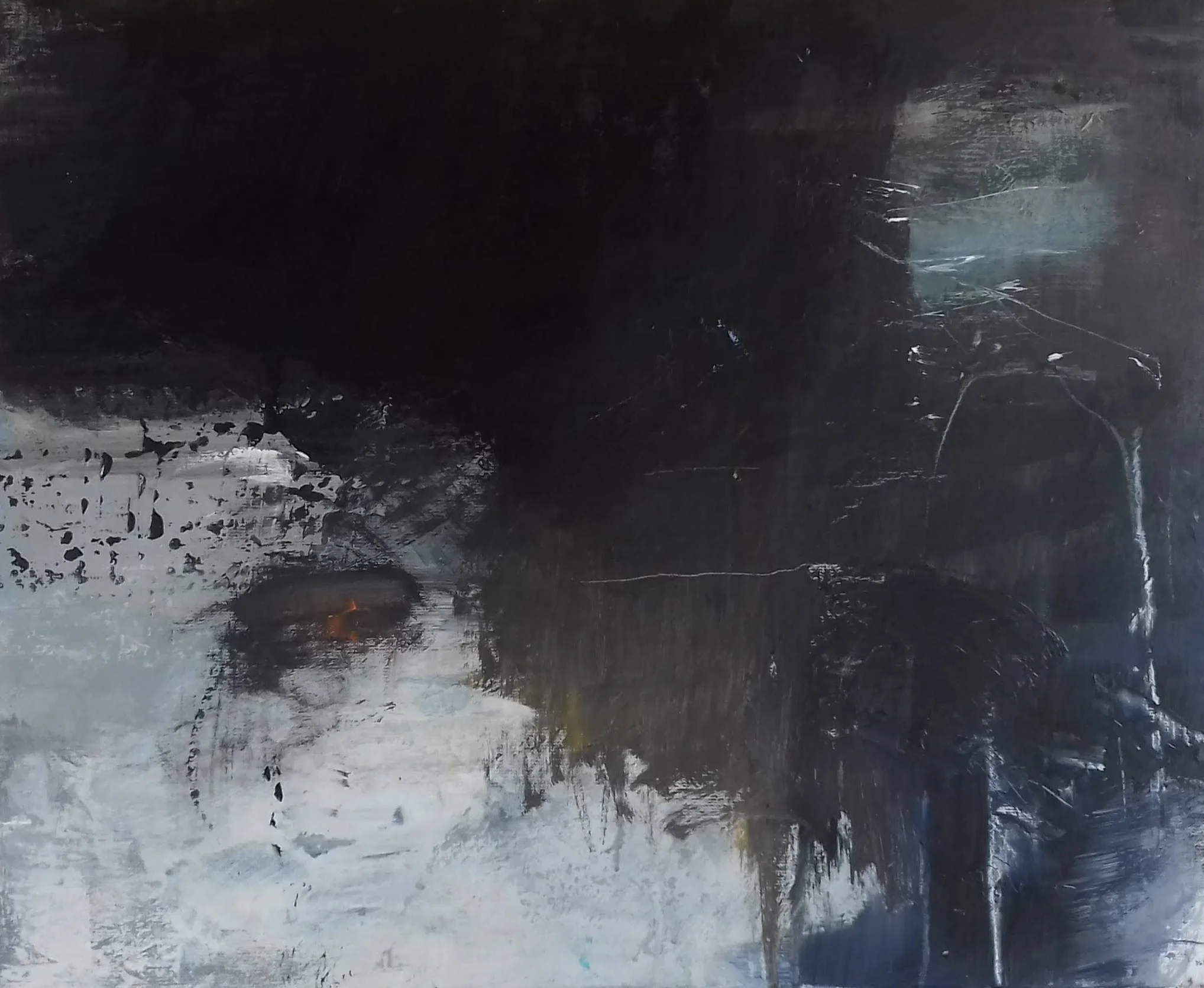 Abysses 2 Acrylique sur toile 55X70