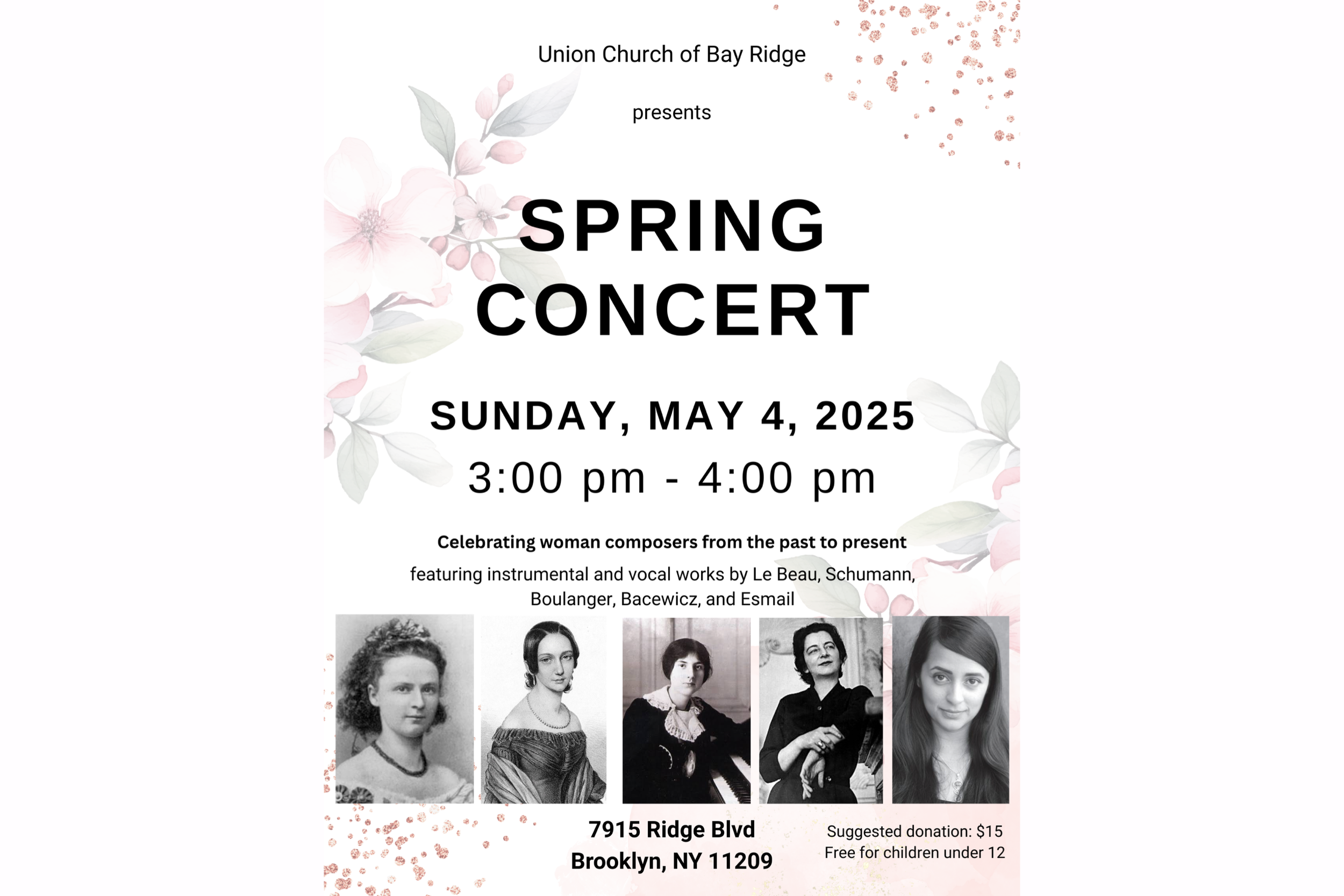 Union Church of Bay Ridge Presents: Spring Concert