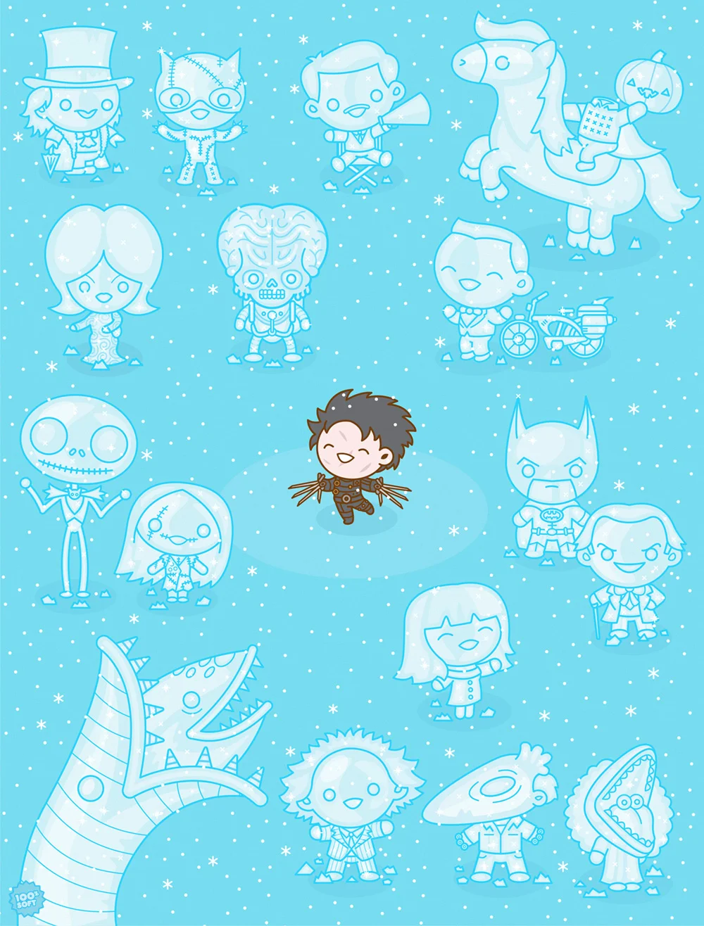 Edward Scissorhands - 11x14"
