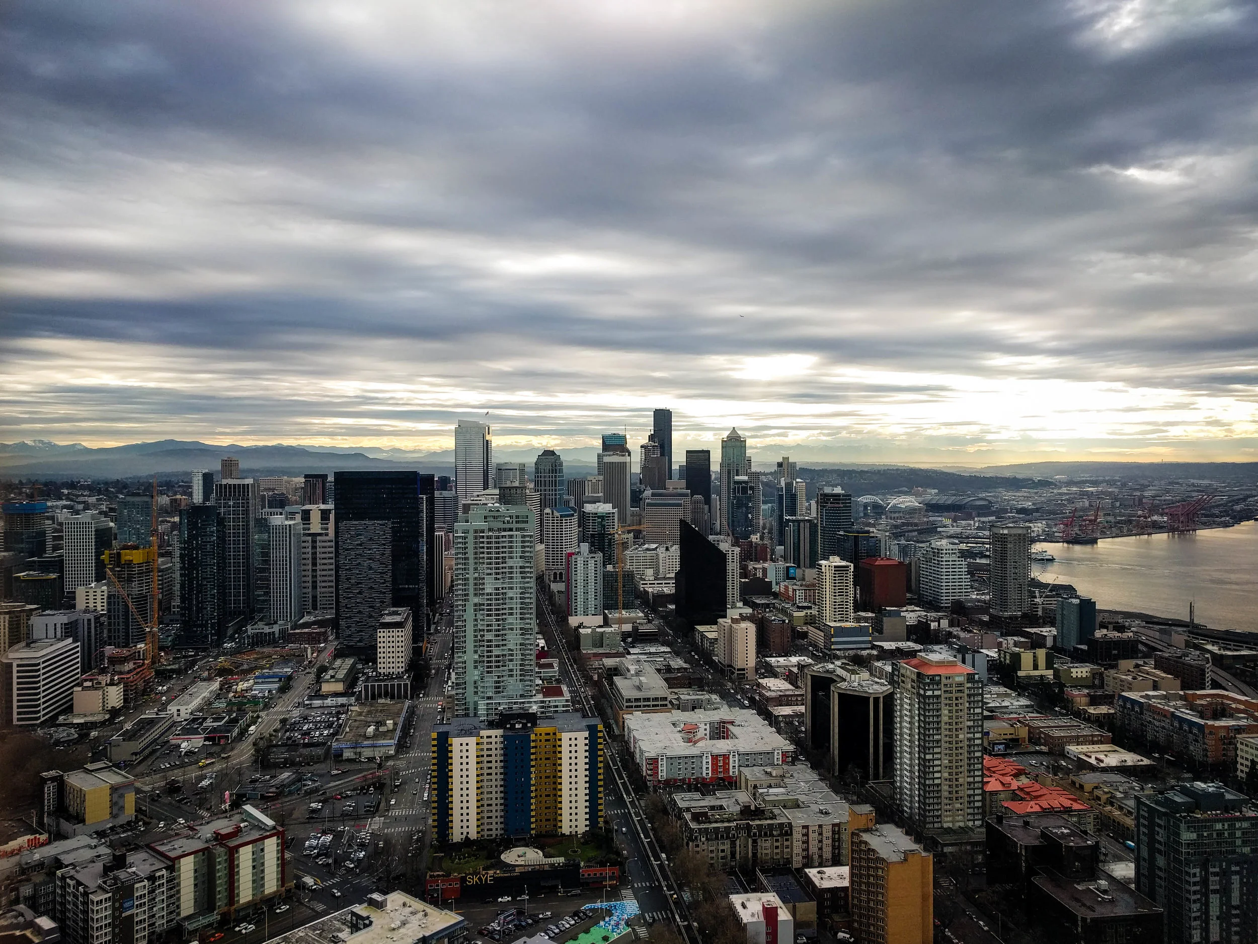 The view from the Space Needle. 