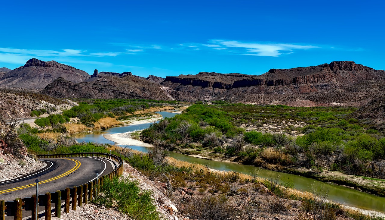 Big Bend National Park near the border of Texas and Mexico. 