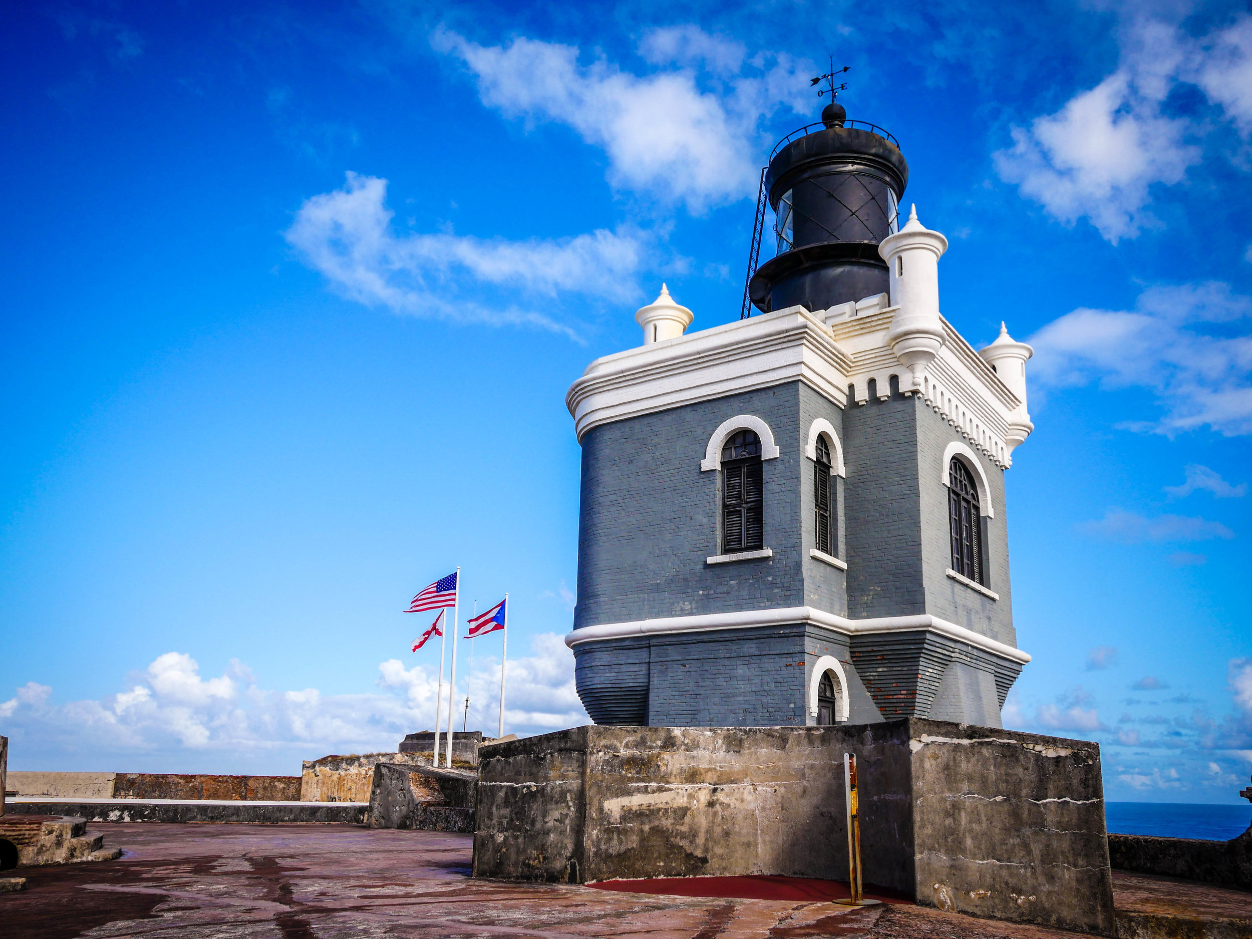 The lighthouse at El Morro.