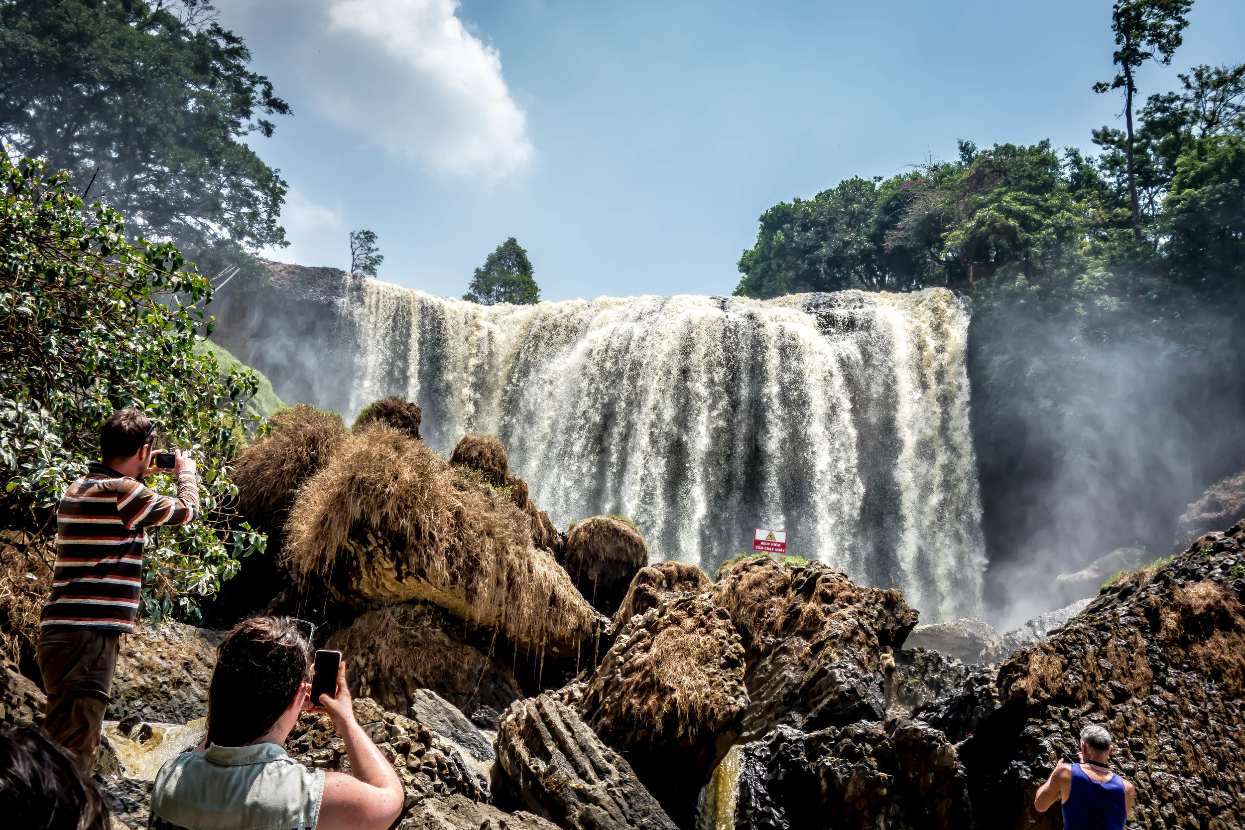 Elephant falls outside of Da Lat, Vietnam