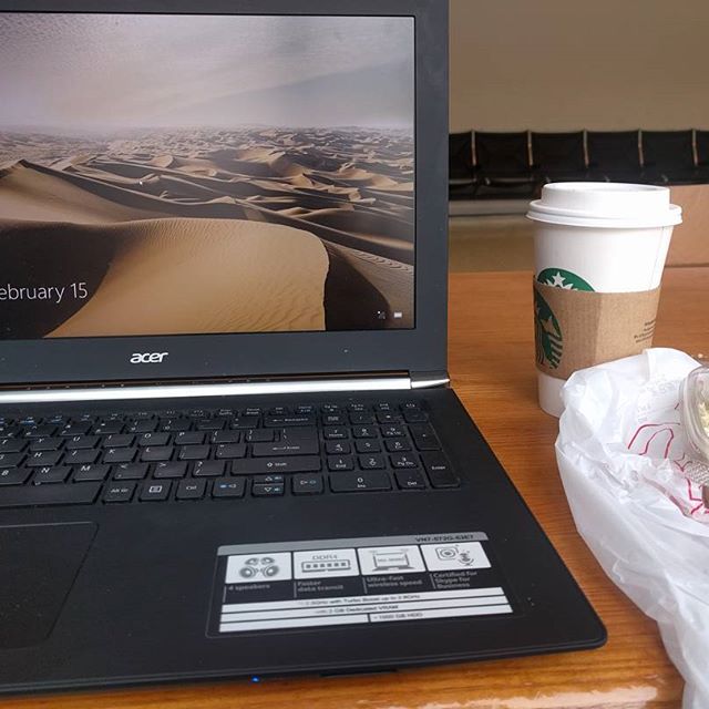 Working from the Houston Airport.