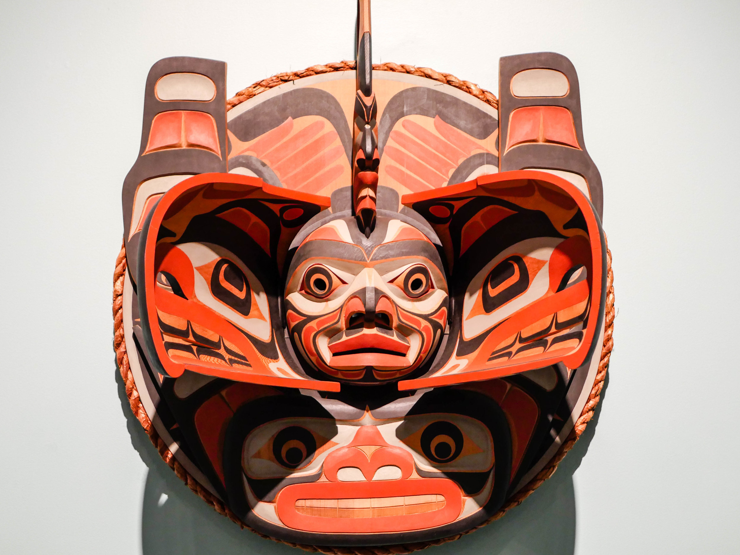This mask opened up when you walked past it. Again, should have written down the name of the artist.