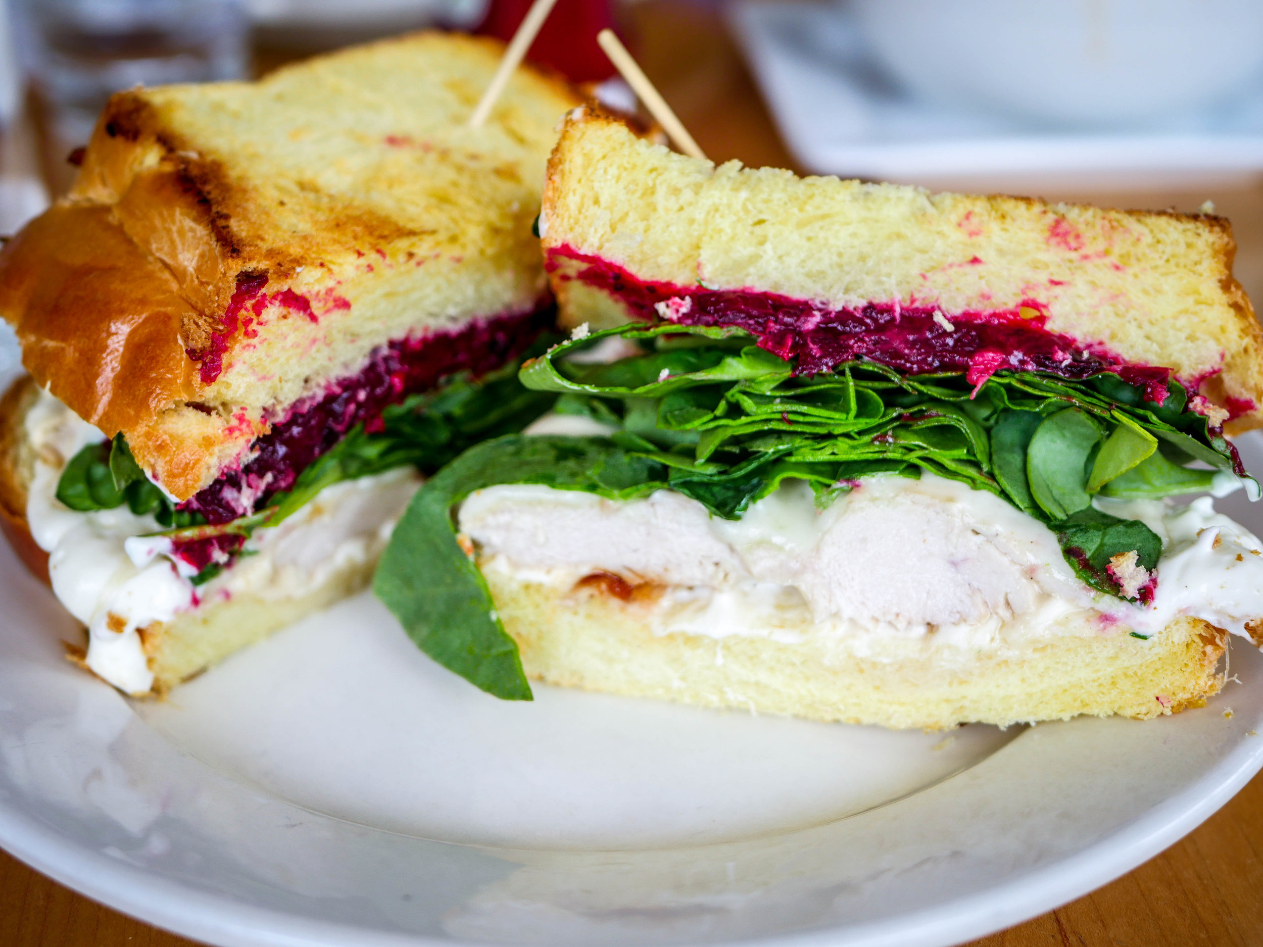 Vermaire (Chicken Cranberry) sandwich from Marie Catrib's