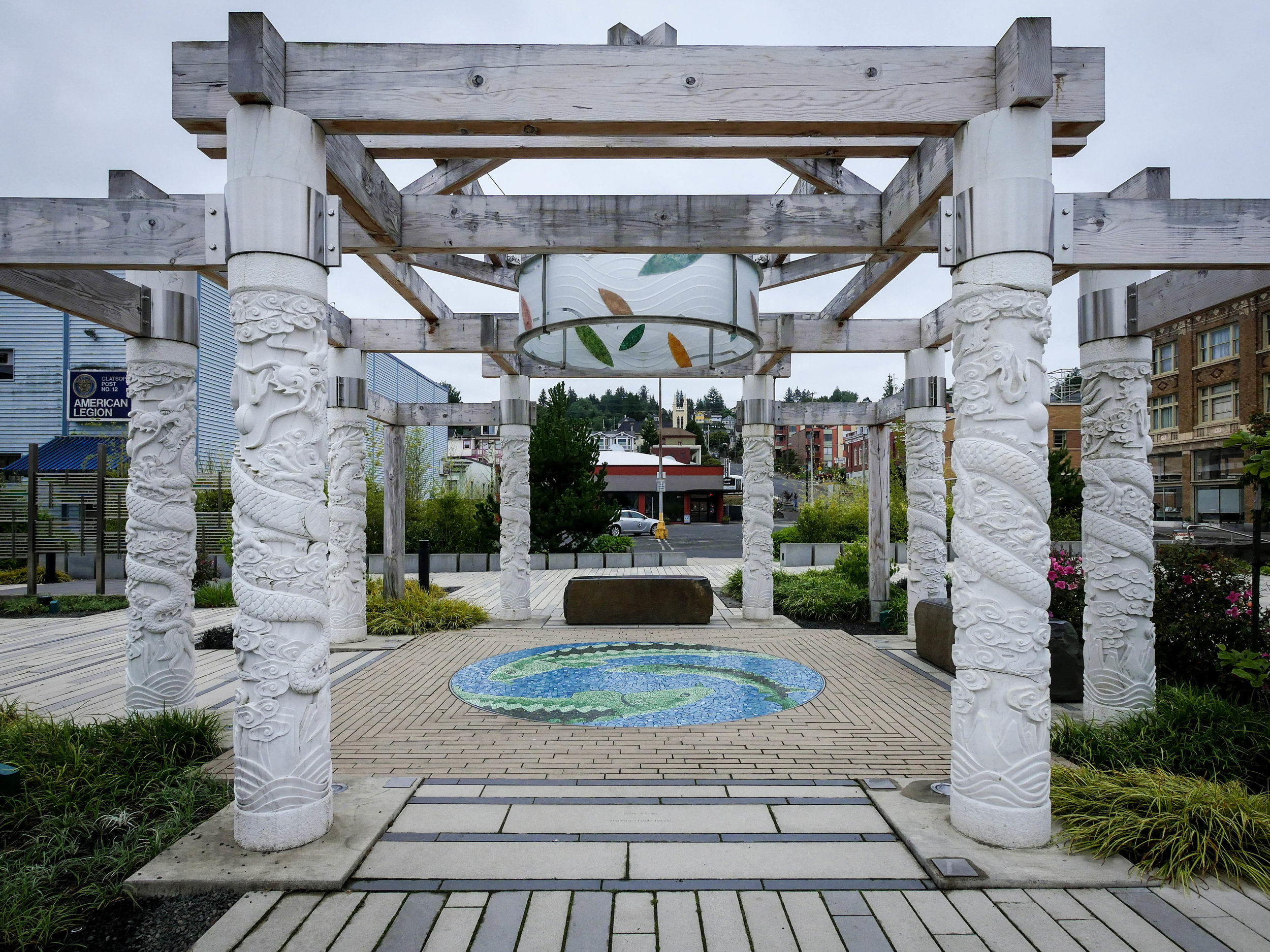 The Garden of the Surging Waves in Astoria, Oregon