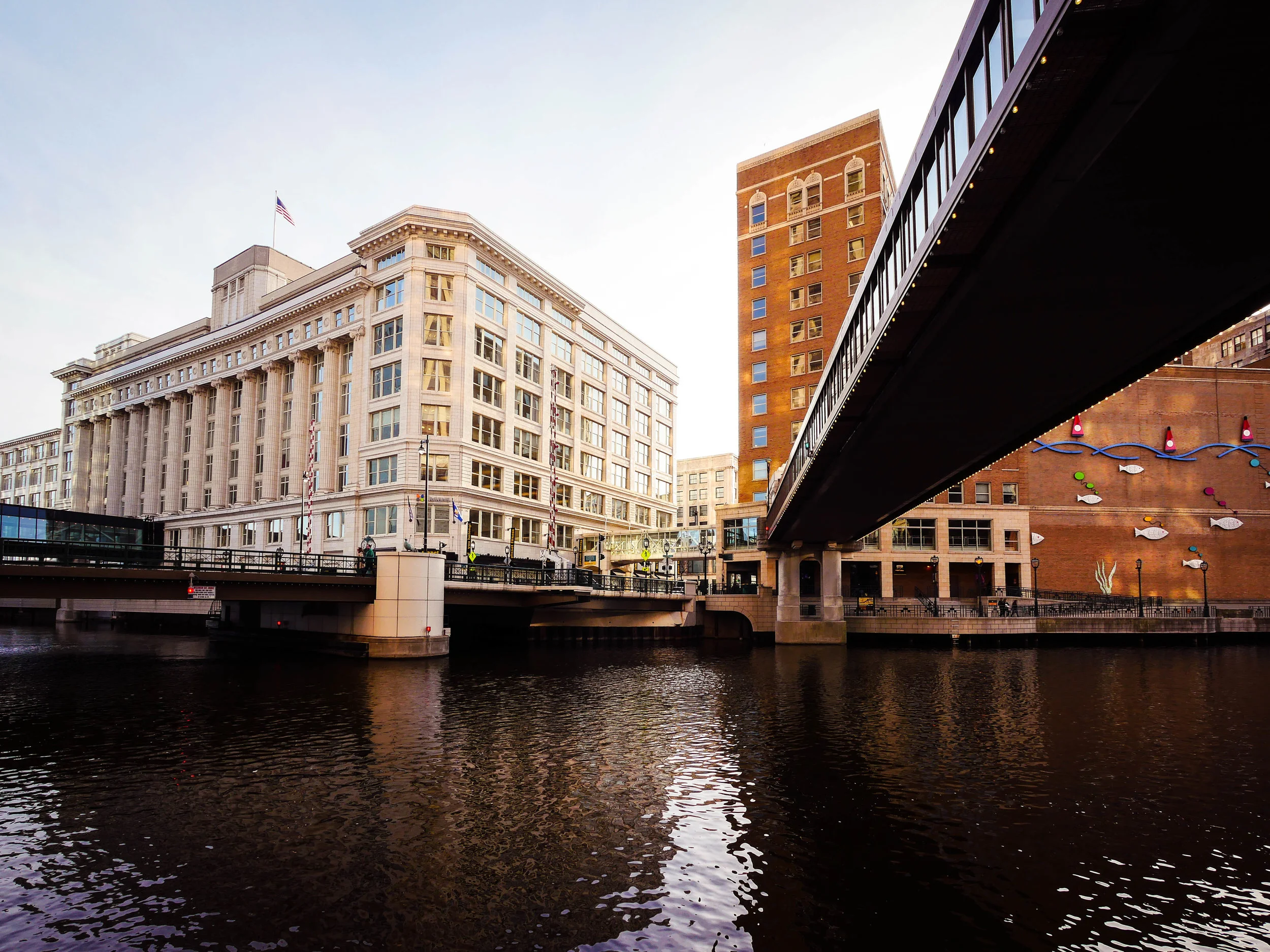 They also have bridges, so if you ever want to cross the Milwaukee.
