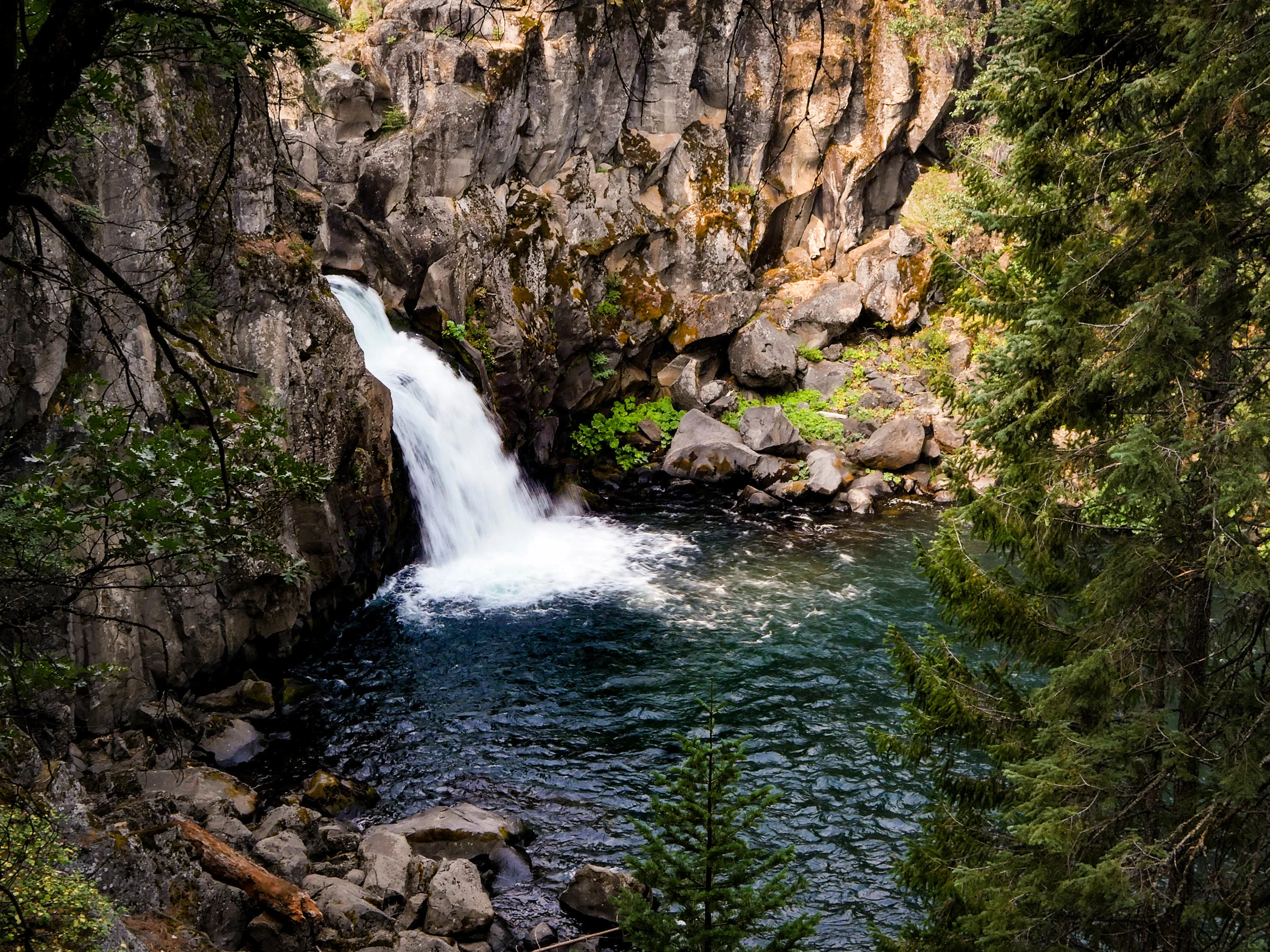 Upper Falls from the overlook.
