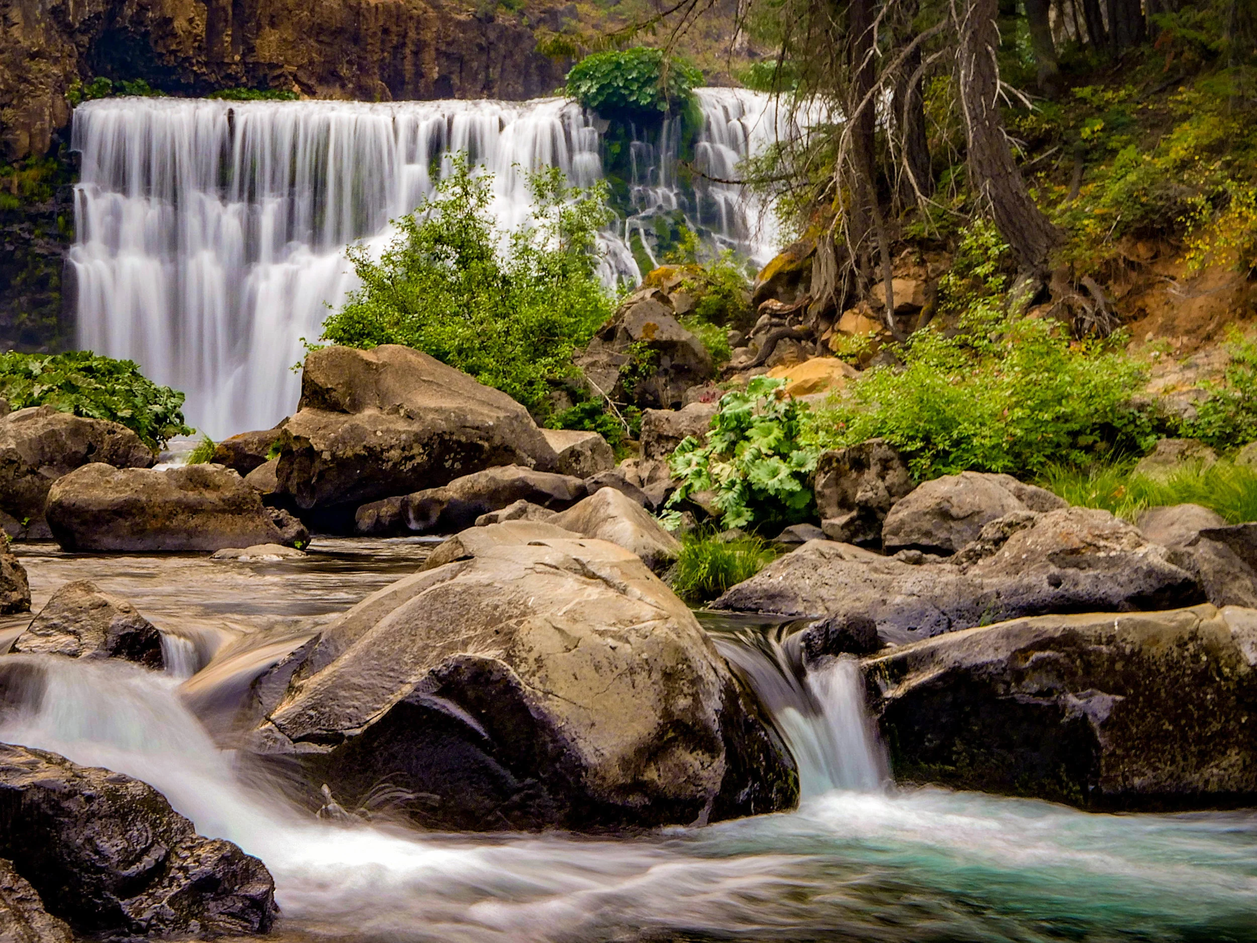 Middle Falls at McCloud Falls near Mt. Shasta