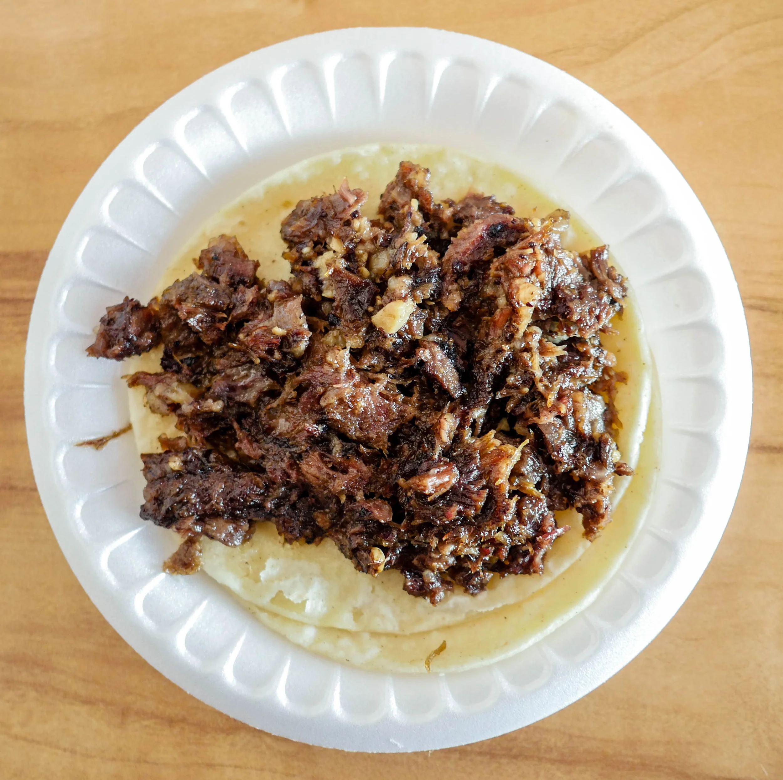 Cachete taco from Lilly's Taqueria