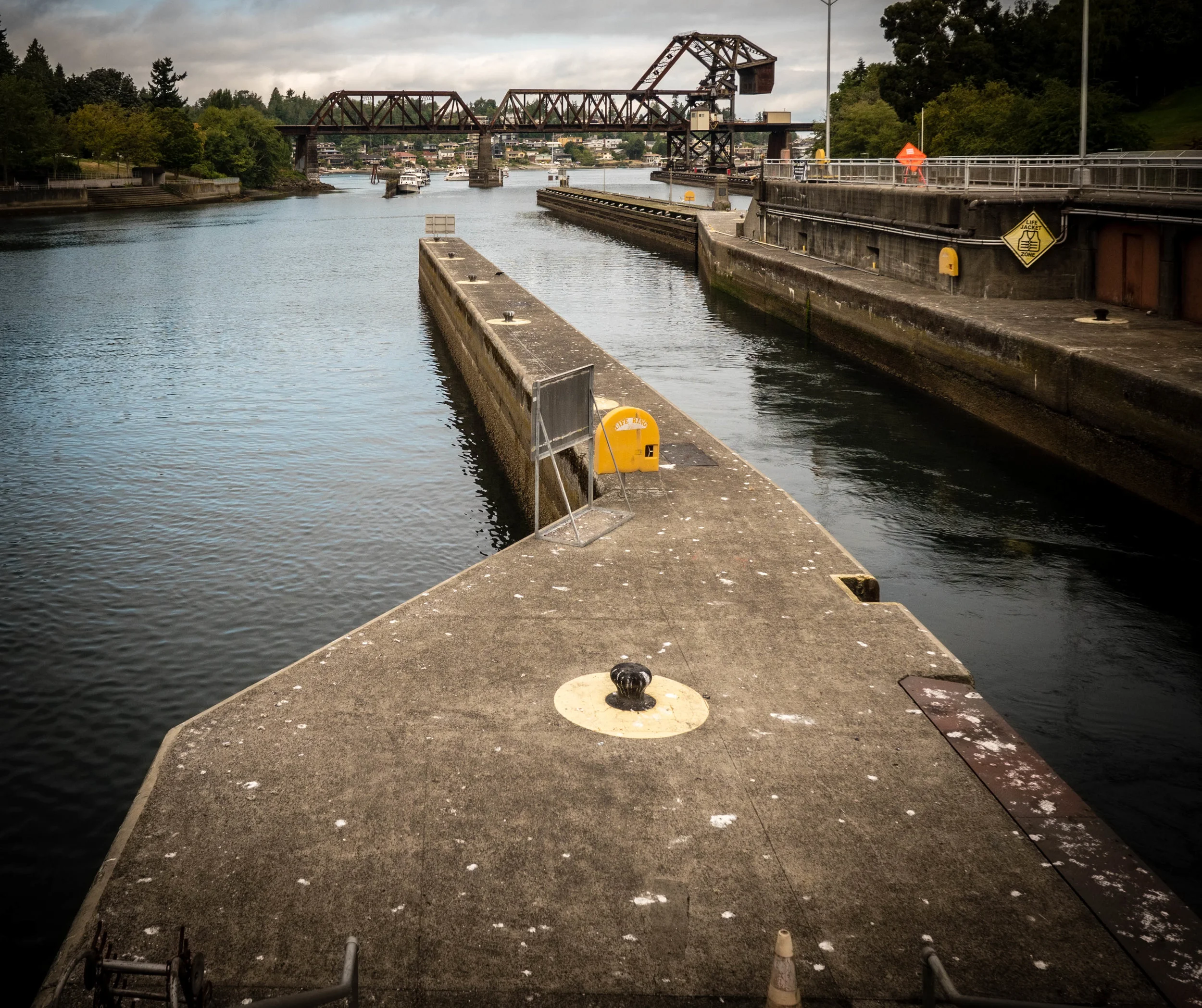 The small craft lock.