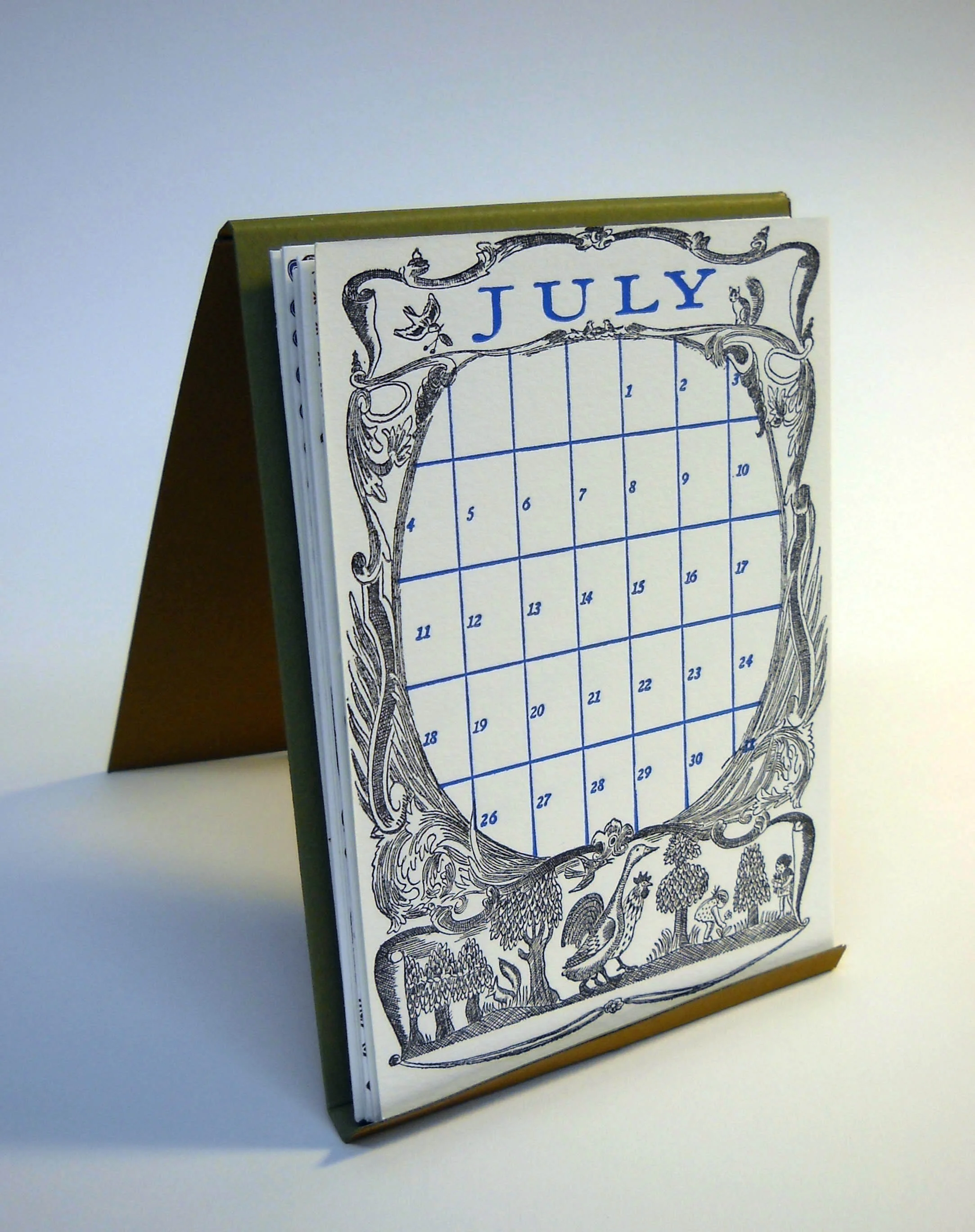 *2010 calendar with self easel.jpg