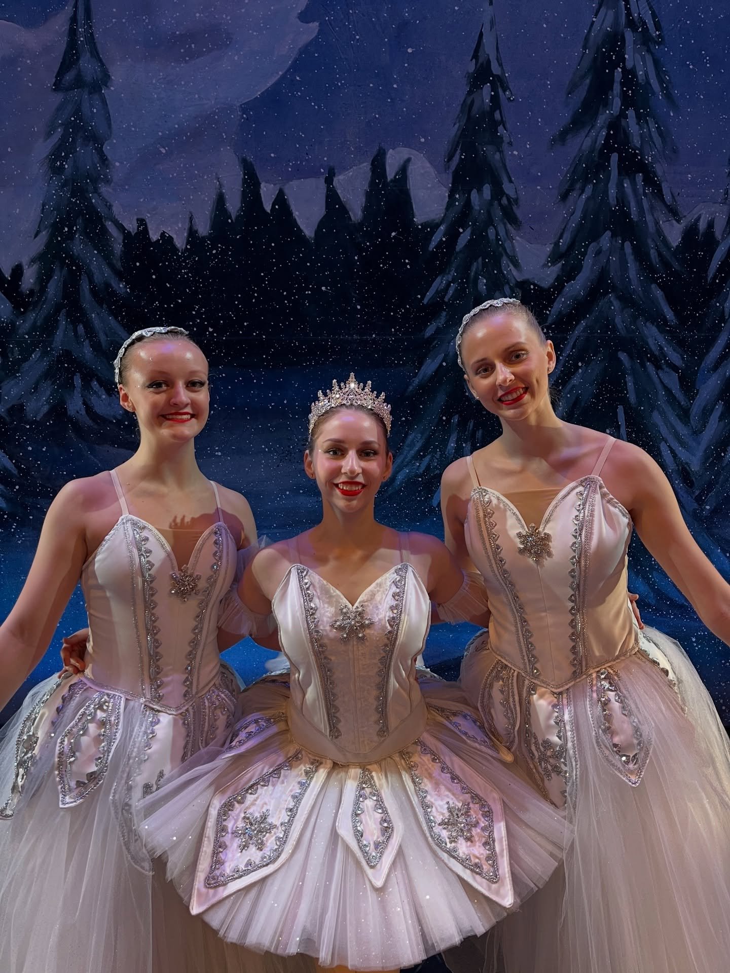 We&rsquo;re wishing a wonderful first show to all our dancers today! Including the 3 Seniors in our production! All of them have been in several Nutcrackers over the years and we&rsquo;ll miss seeing them on stage next year! Good luck, Olivia, Elise,