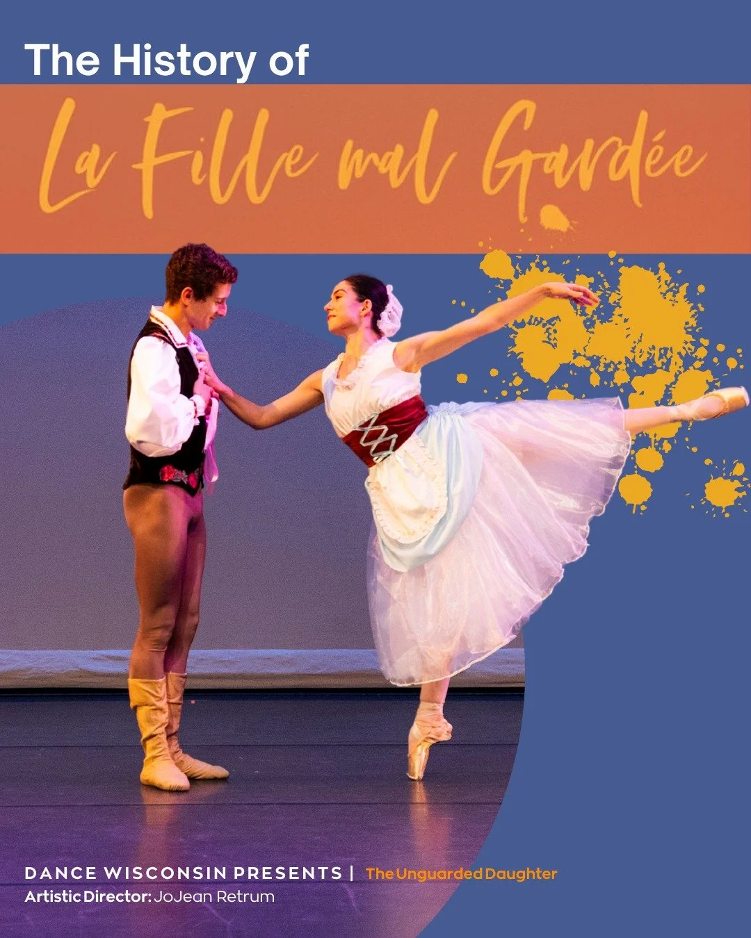 What happened in 1789?

The French Revolution began, George Washington became the first president of the United States, and the ballet, "La Fille mal Gard&eacute;e" premiered! 

Yes, it's true! This charming story about two young lovers is 