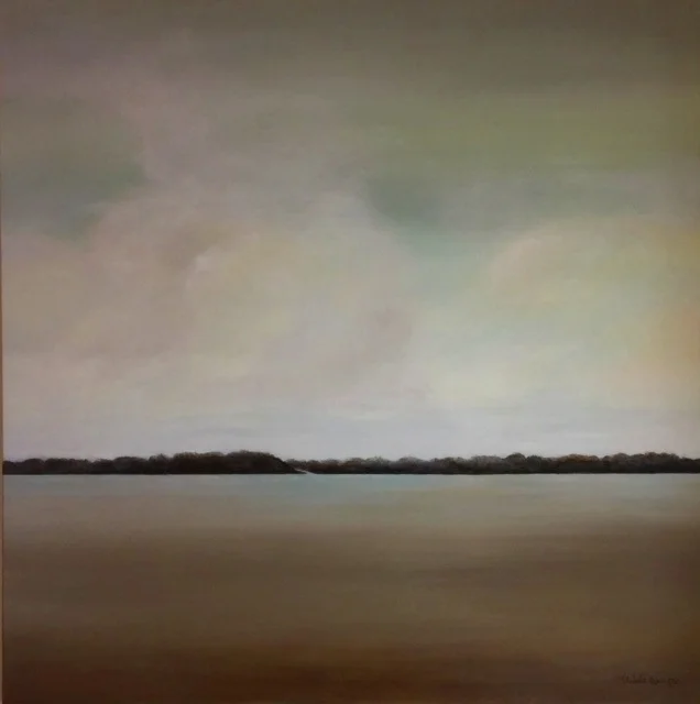 Sage and serene 36x36 $1600 Sold