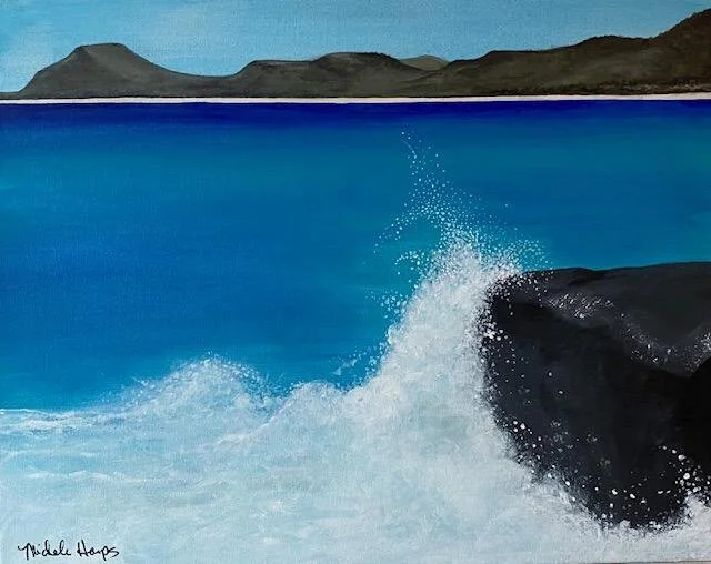 Baja Beach Boulder  30 x 24   $900