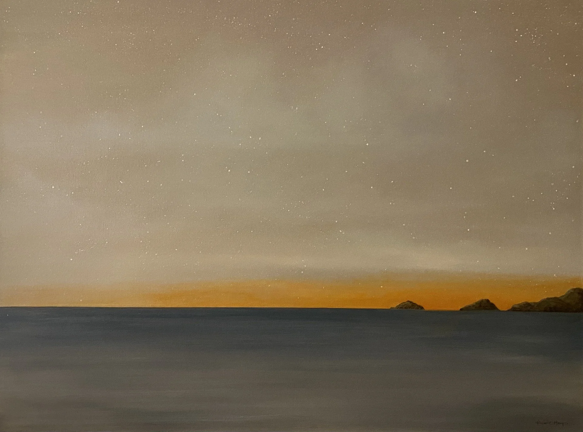 "Solitude" 30x40 acrylic on canvas  $2000