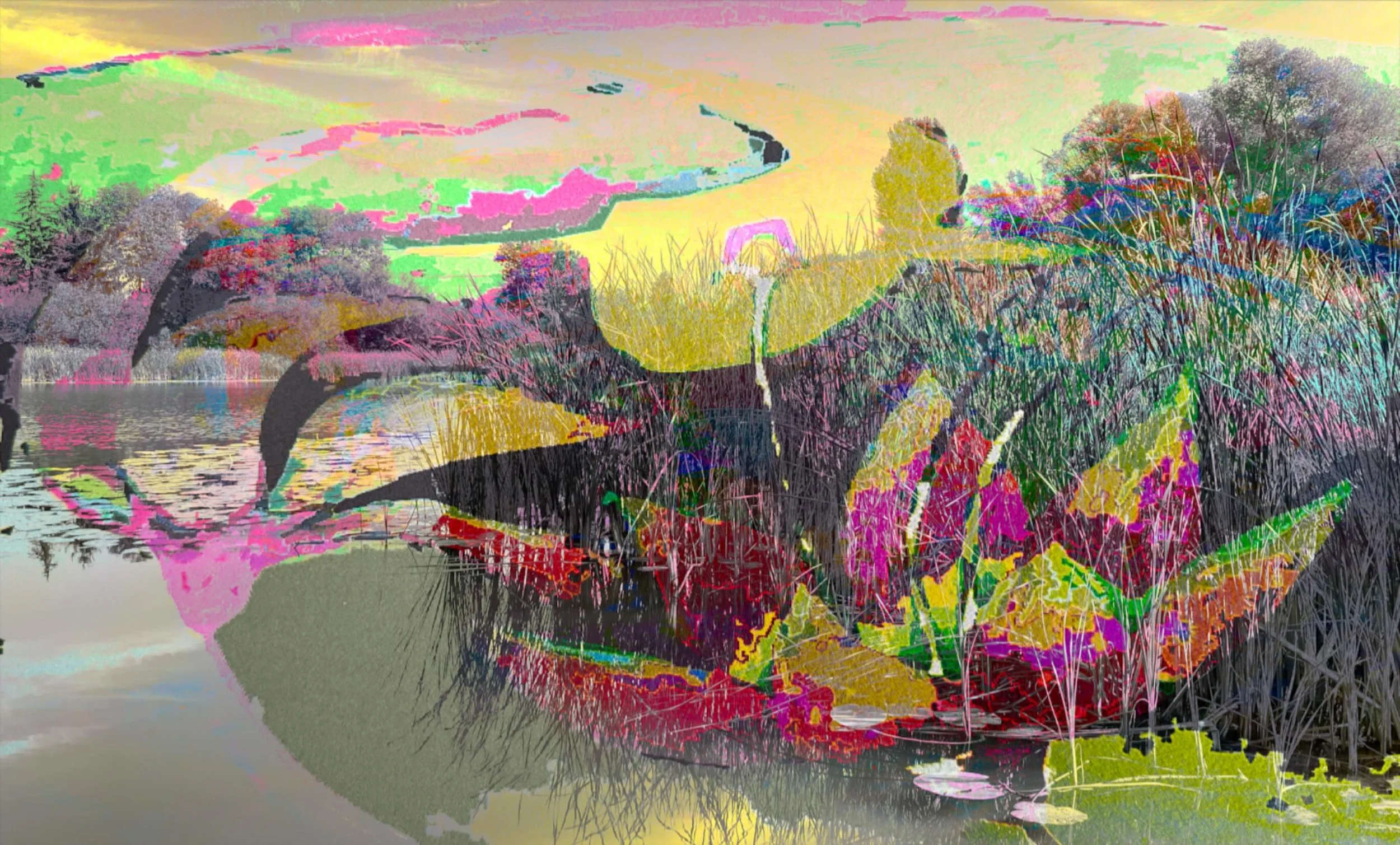 20251202 fg wp p la #Paradieszyklus #auf der Durchreise #Dezemberzauber lebendiger Farbreigen fotografik_zaengerlein contemporaryart digitalart  Fotomalerei Grafikkunst fineartprint 
20251202 fg wp p la ParadiseCycle passingthrough DecemberMagic vibr