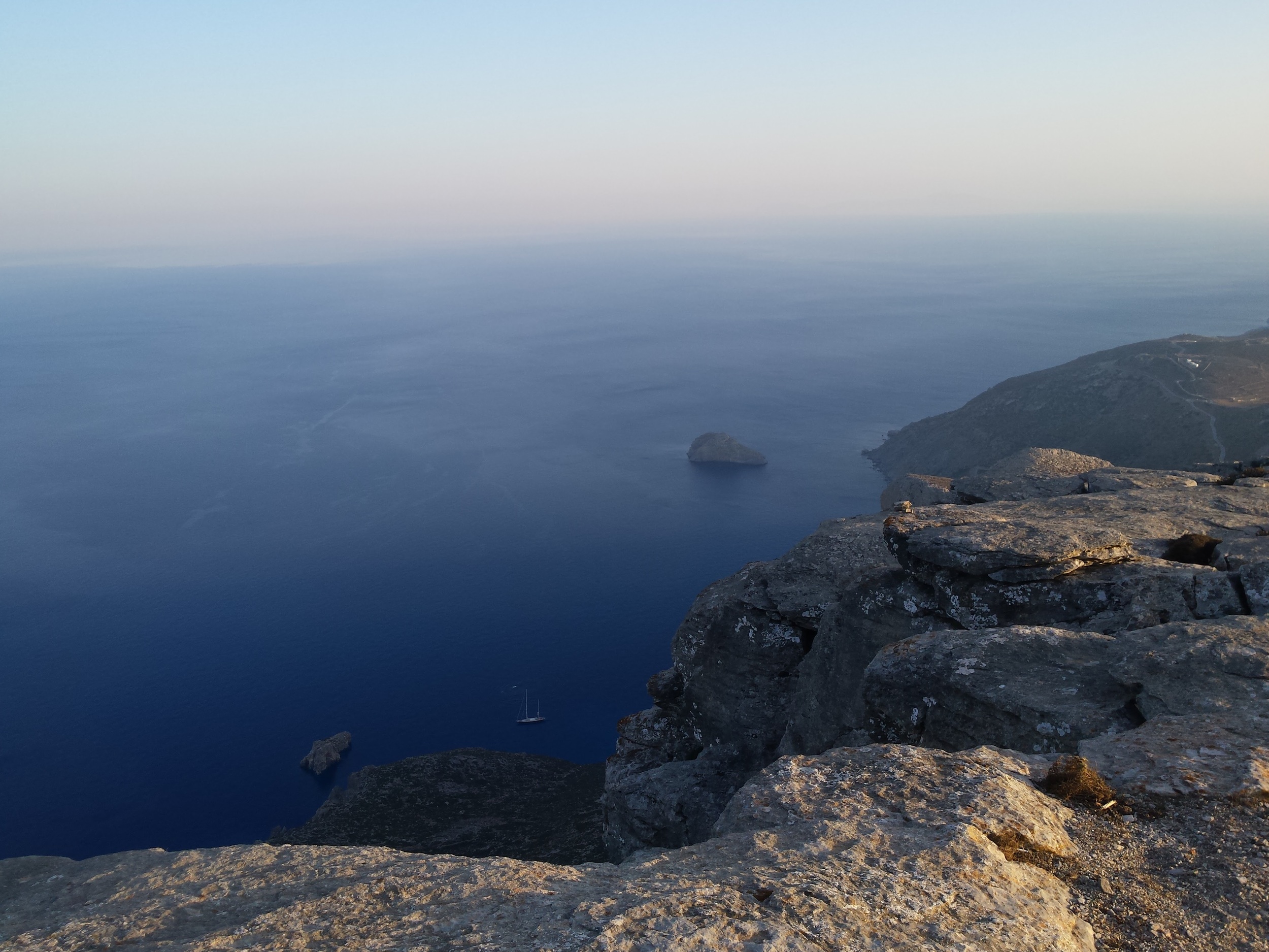 View over the water from Amorgos