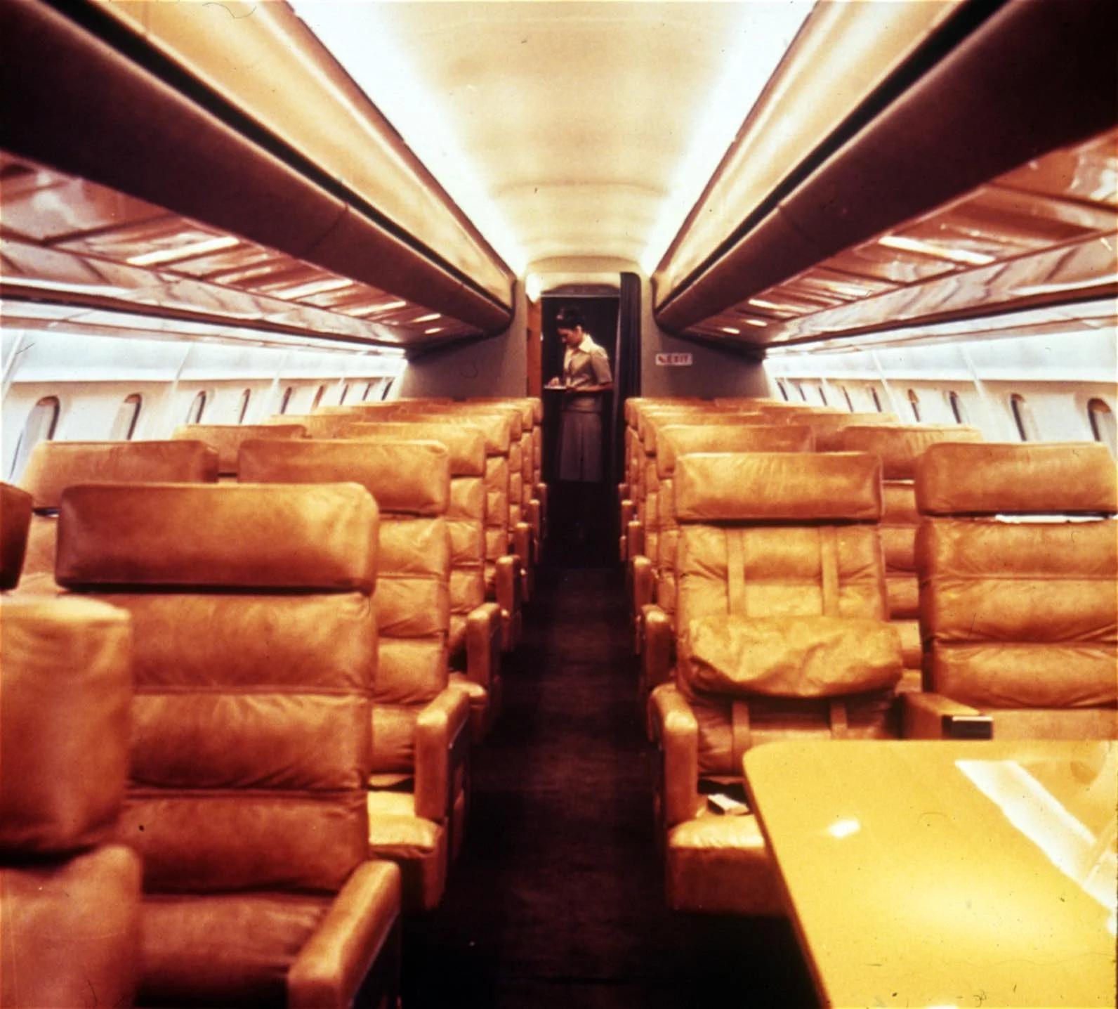 Early British Airways Concorde Interior