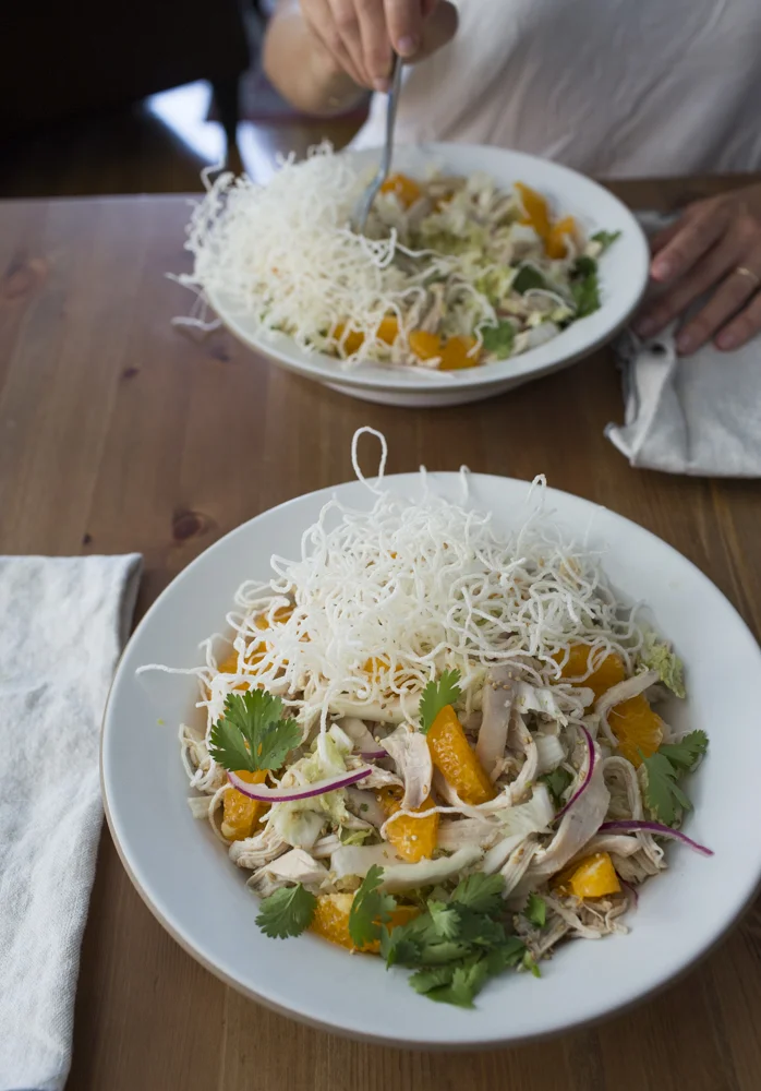 Chinese chicken salads by Julia Sherman