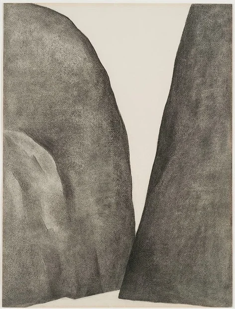 From a River Trip, 1962. Georgia O'Keeffe